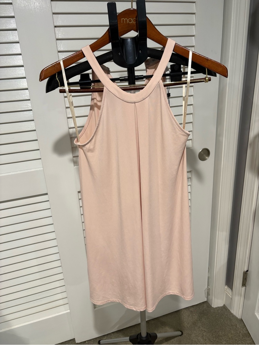 BCBGeneration Soft Blush Pink sleeveless dress